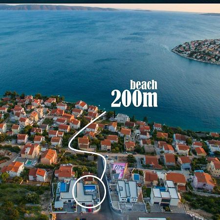 Holiday Home Olive Exclusive - 8 People, Heated Pool, Okrug Gornji, Sea View Trogir Luaran gambar
