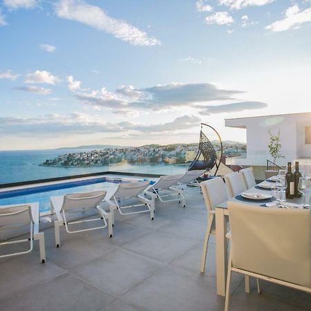 Holiday Home Olive Exclusive - 8 People, Heated Pool, Okrug Gornji, Sea View Trogir Luaran gambar