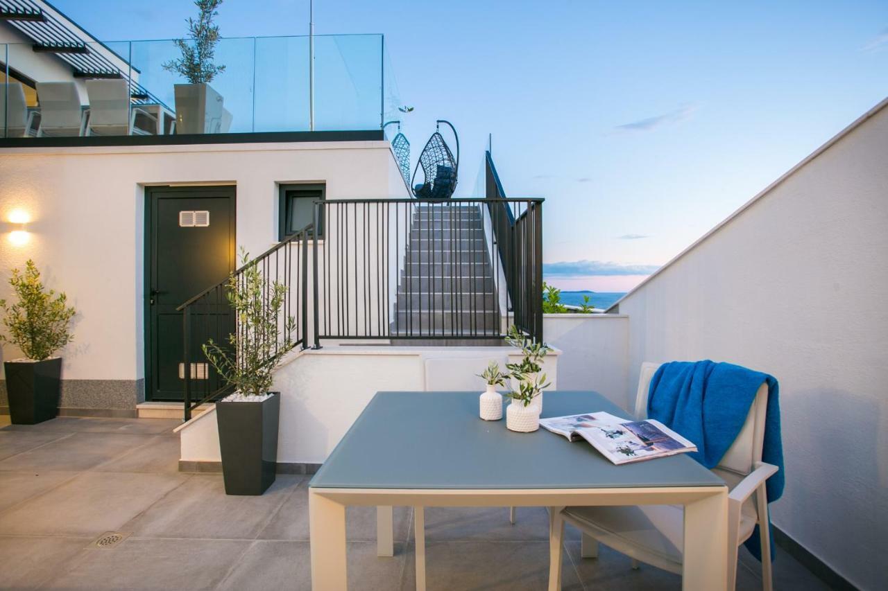 Holiday Home Olive Exclusive - 8 People, Heated Pool, Okrug Gornji, Sea View Trogir Luaran gambar